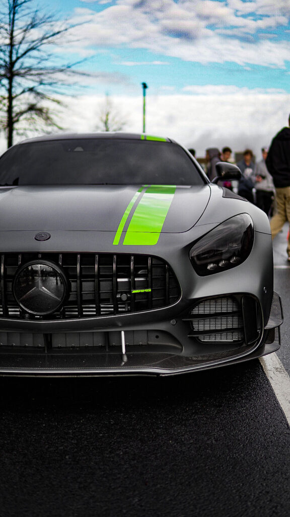 Mercedes with tinted windows