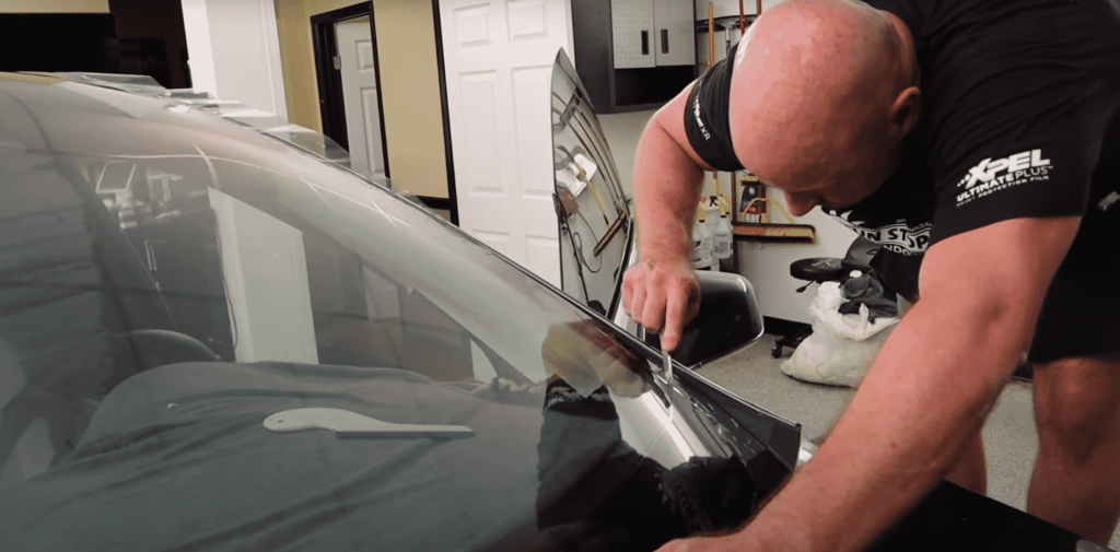 Tinting Tesla Model X Windshield