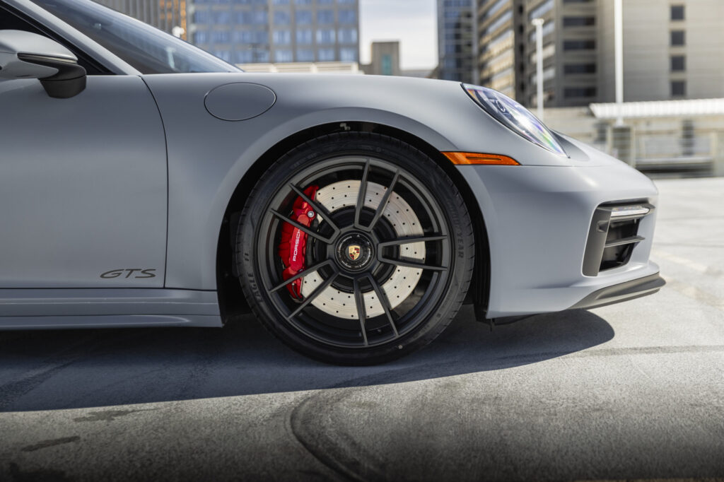 front side of porsche